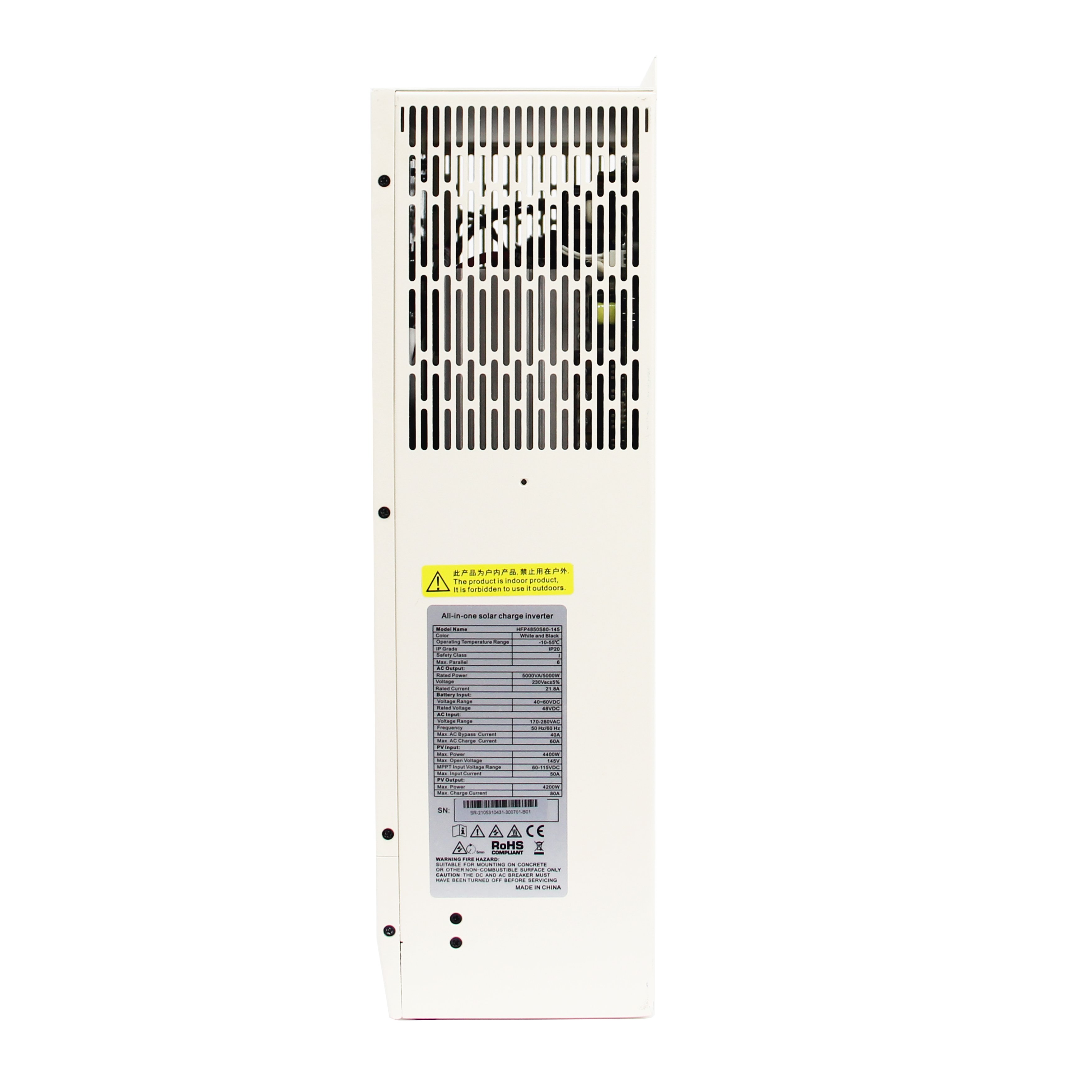 5kva Solar Hybrid Inverter All in One MPPT Controller 48v 3 Phase Solar Inverter Inverters Solar 6000w Home Solar Power Supply