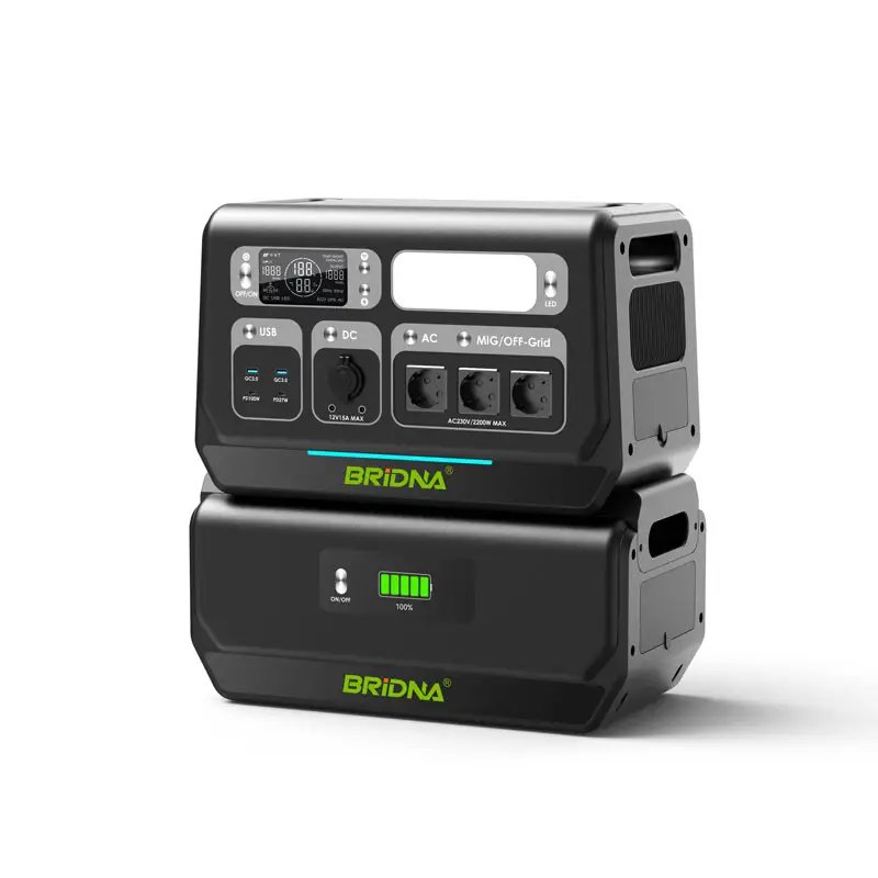 new product 2000w portable power supply lifepo4 battery booster pack fast charging solar generator outdoor