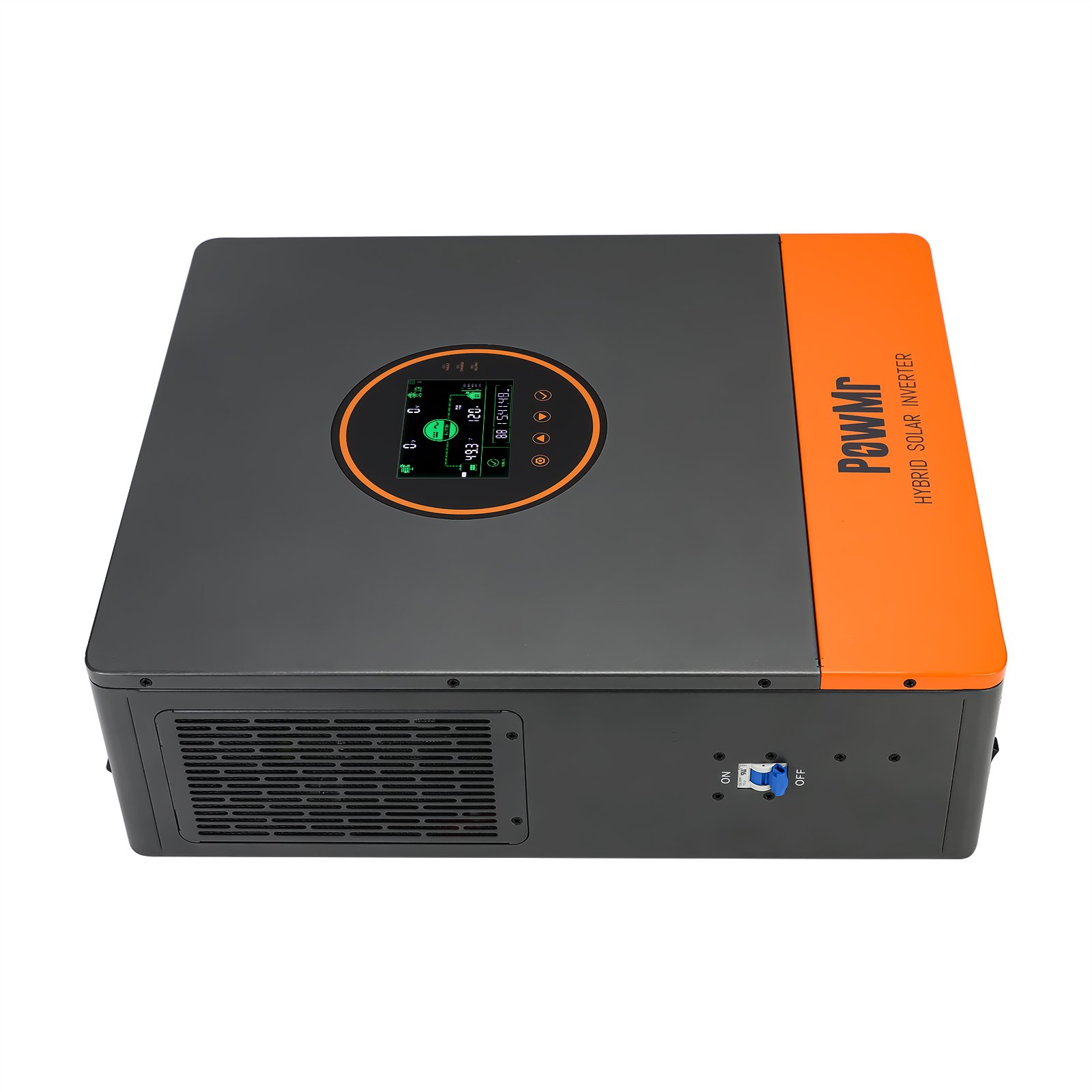 PowMr Split Phase 5KW 5000W 48V Hybrid Solar Inverter 110/120Vac Support Parallel Solar Hybrid Inverter