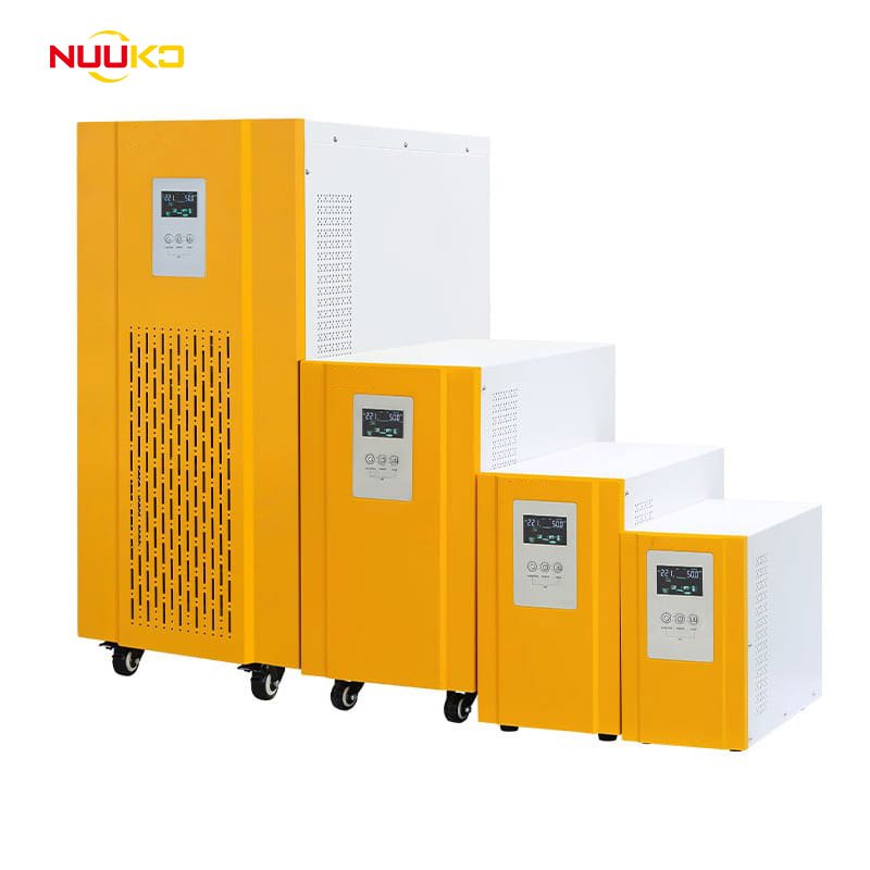 Hybrid 10kw/15kw/20kw Solar Inverter UPS Home On/Off Grid Pure Sine Wave Low Frequency Solar Power Single 240vac LCD Mobile App