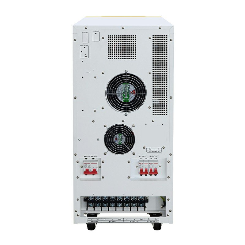 Hybrid 10kw/15kw/20kw Solar Inverter UPS Home On/Off Grid Pure Sine Wave Low Frequency Solar Power Single 240vac LCD Mobile App