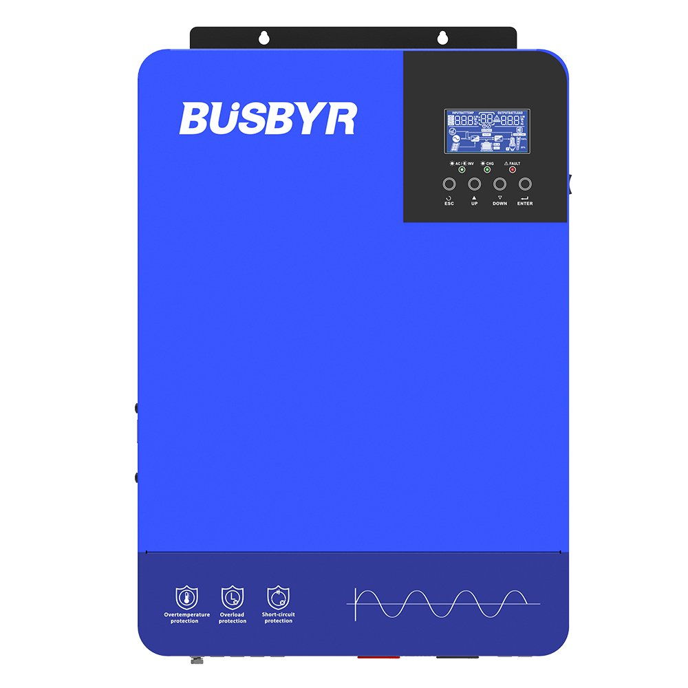 6.2KW 7KW 48V DC 220/230V AC Pure Sine Wave Solar Inverter MPPT On/Off Grid Solar hybrid Inverter