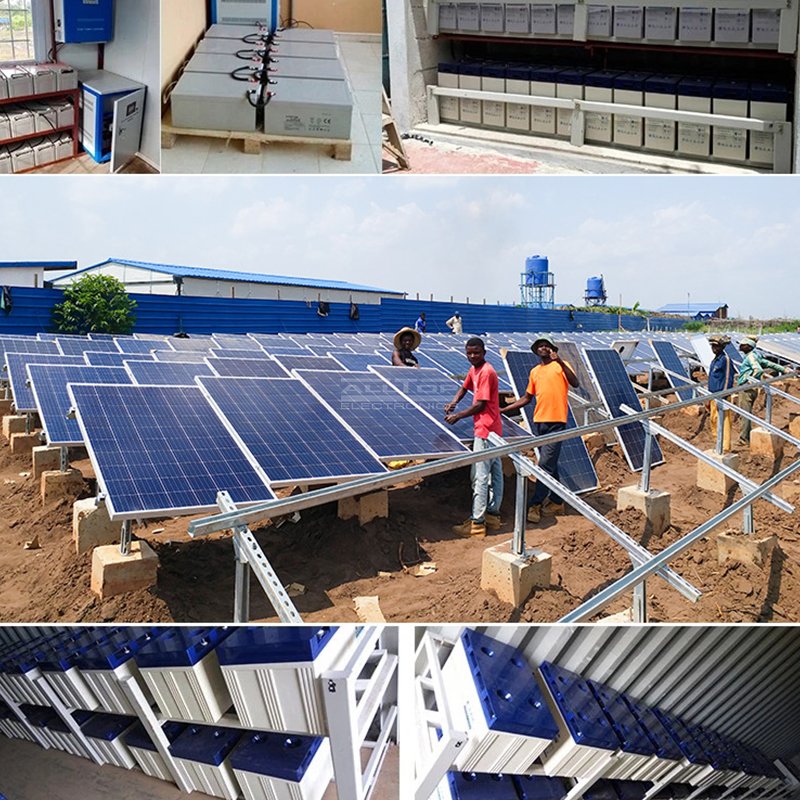 ALLTOP High quality 1500w battery bank for 5kw solar system 24v dc 220v ac solar inverter system