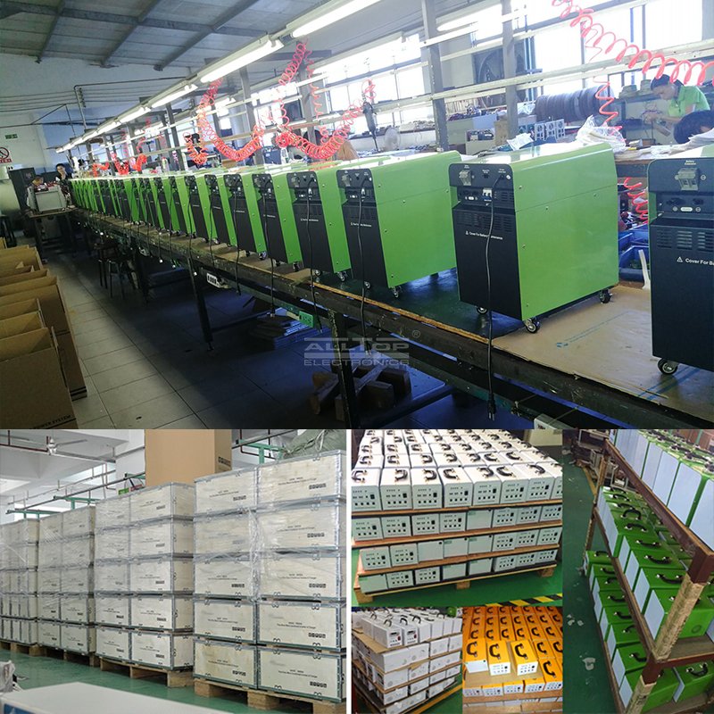ALLTOP High quality 1500w battery bank for 5kw solar system 24v dc 220v ac solar inverter system