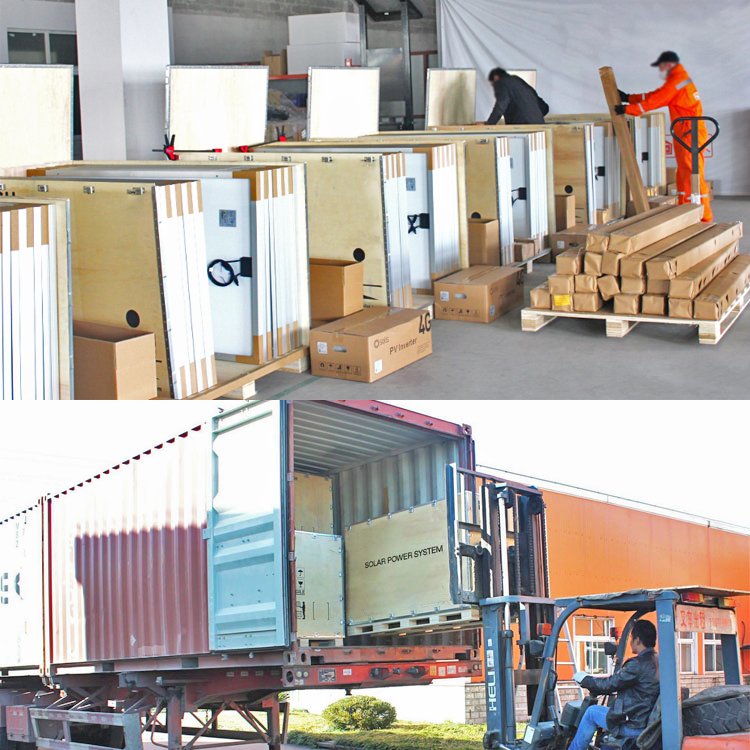 50kw 100kw 200kw 300kw 400kw 500kw Solar Panel System Industrial on grid solar power system
