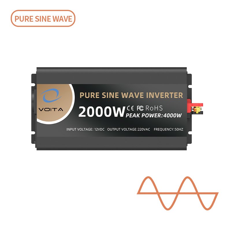 12v pure sine wave power inverter 2000w 110/220Vac dc to ac converter solar inverter