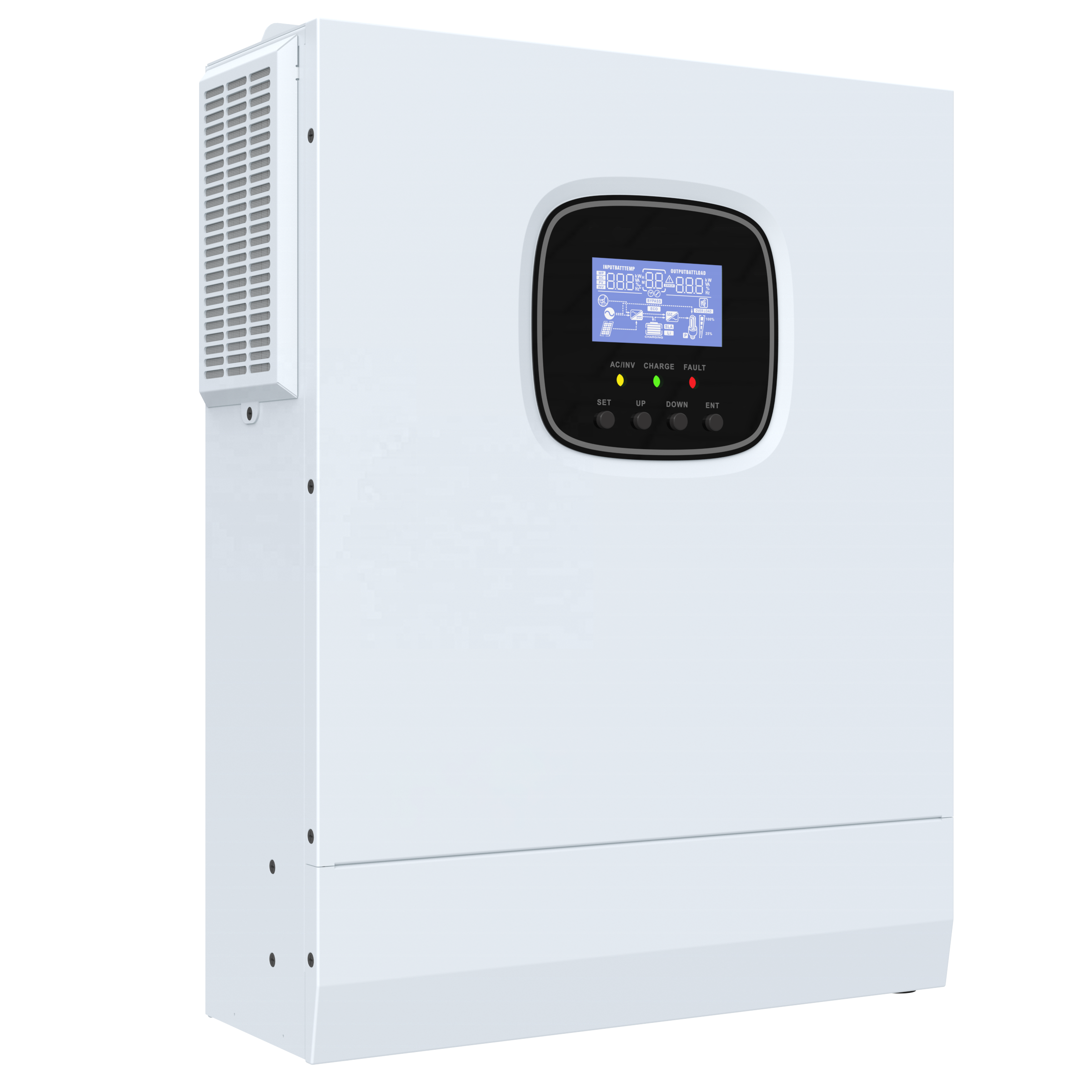 Inversor 3000W 24V 110V 120V Pure Sine Wave Solar Hybrid Inverter 80A MPPT Solar Charger Max PV 500V 4000W for Home Storage