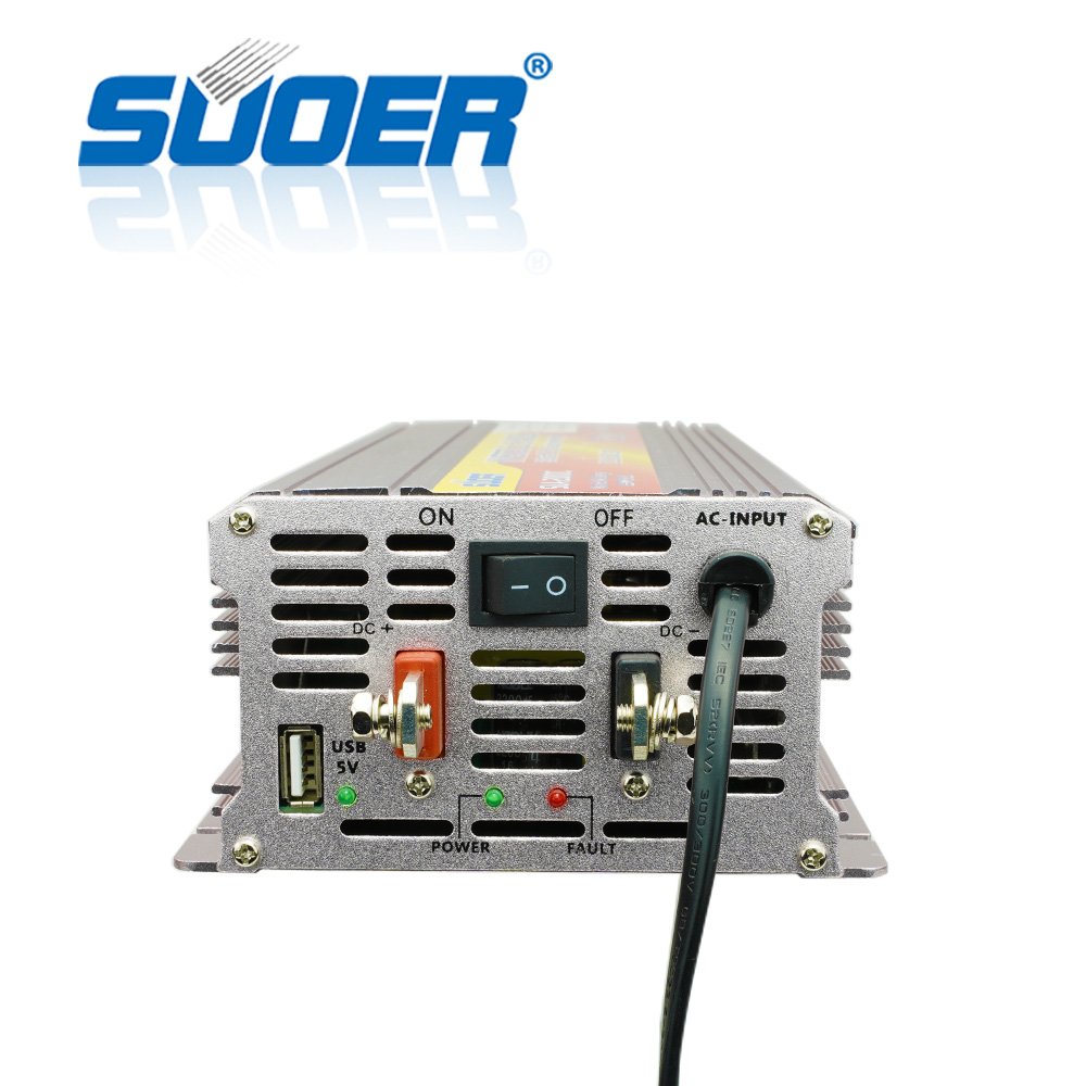 Suoer Solar Inverter Price 2000VA solar inverter Off Grid 12v 220v modified sine wave inverter with battery charger