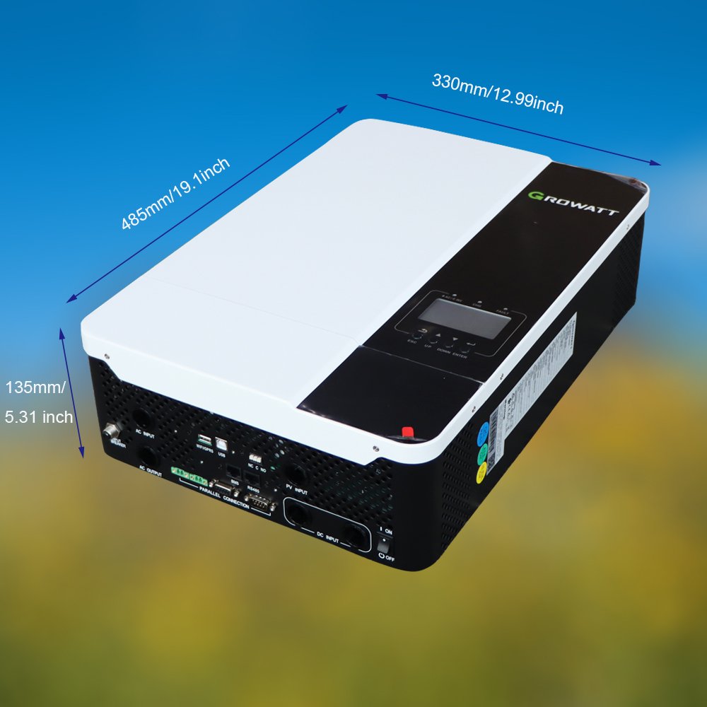 Growatt 5kw Inverter Off-grid Solar Inverter Smart Solar Power Inverter for Home Garden