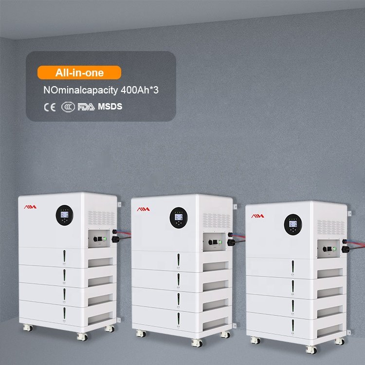 hybrid inverter ALL-IN-ONE 51.2v lifepo4 battery 20KWH 50kwh Lithium batteries cells 300Ah 400Ah for household energy storage