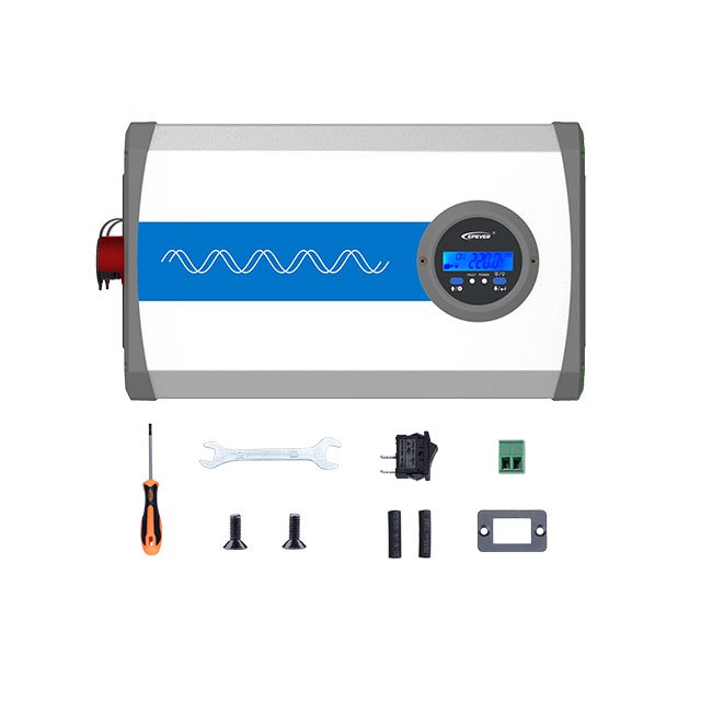 Epever Off Grid Solar Inverter 350W 500W 1KW 1.5KW 2KW 3KW 12V 24V 48V 220V Pure Sine Wave Inverter with LCD Display