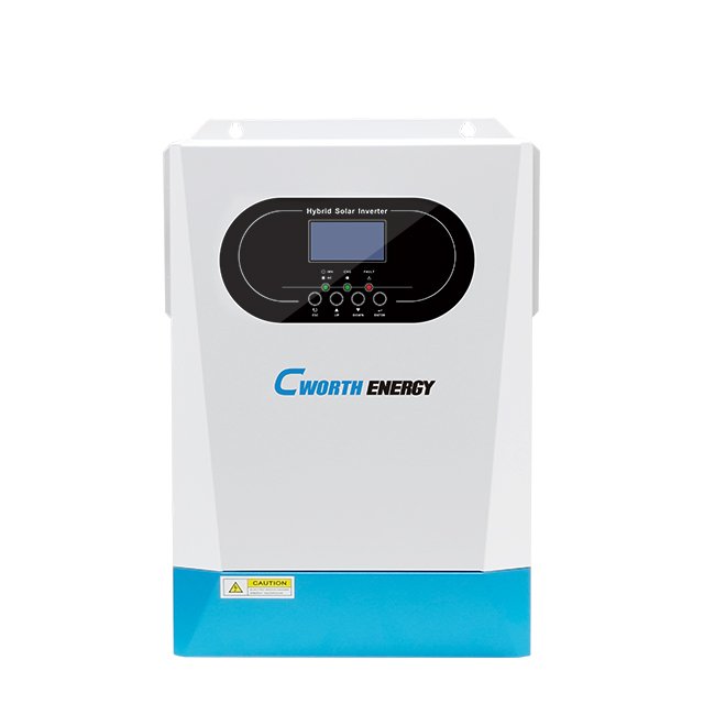 Cworth Energy 5.5KW MPPT 500VDC PV Input 220VAC 48V 5500W Hybrid Solar inverter