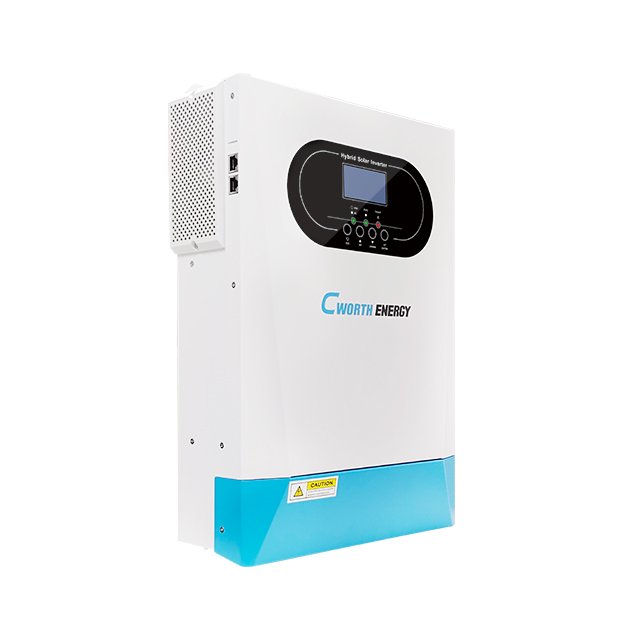 Cworth Energy 5.5KW MPPT 500VDC PV Input 220VAC 48V 5500W Hybrid Solar inverter