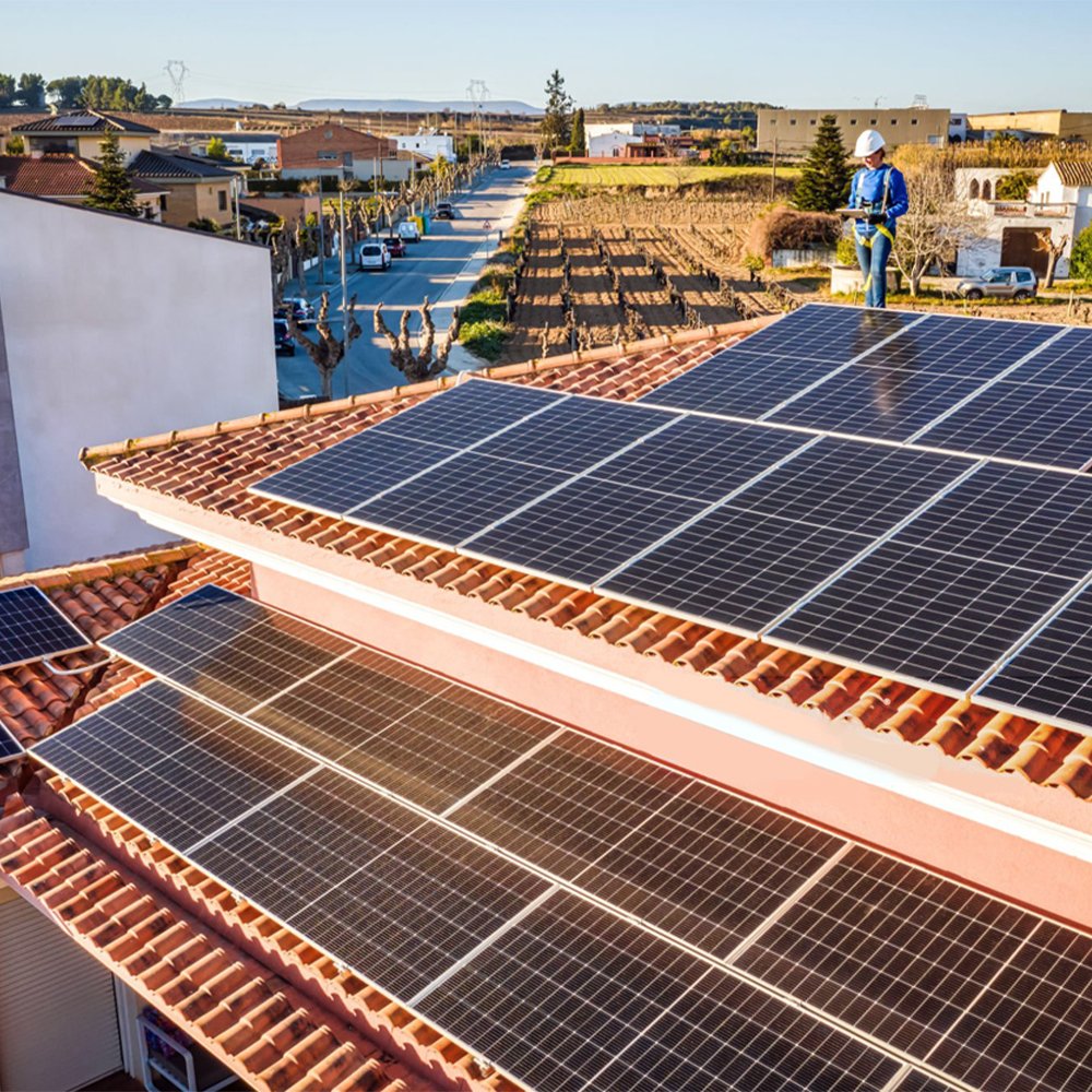 20Kw Hybrid On Grid Solar System With Solar Panel 20Kw Solar Inverter Solar Power Generation Kit