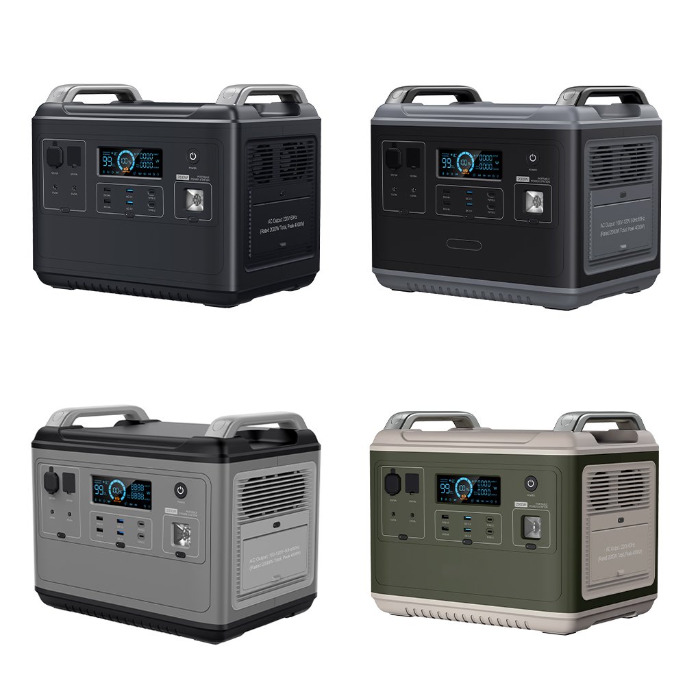 300W 500W 800W 1200W 2000W 2400W 3600W with UPS Portable Power Station