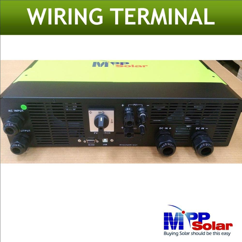 5500w 48v 230va Hybrid Solar inverter Grid tied solar off grid solar inverter dual mppt solar charger battery back up VDE4105