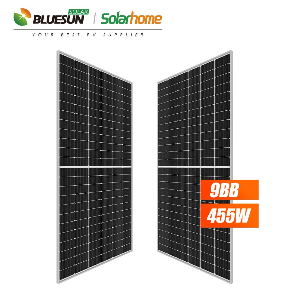 China cheap price solar energy products price solar panel system for home use 410w 450w 455w 500w 550w solar panel kit