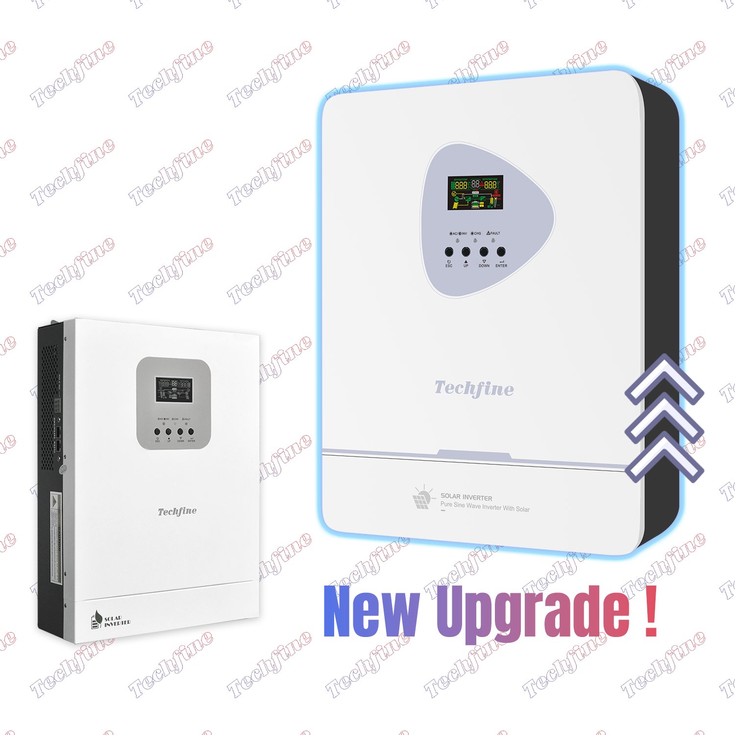 3KW 24V Home Off Grid Solar Inverter 3000W High Frequency Pure Sine Wave Solar Inverter With WIFi optional