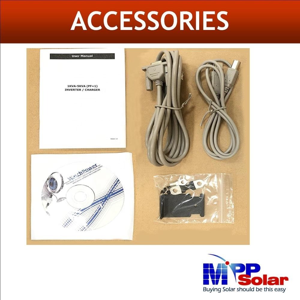 PIP5048HSE 5000w 48v 230v MPP Solar off grid solar inverter PWM Solar charger 50A battery charger 60A