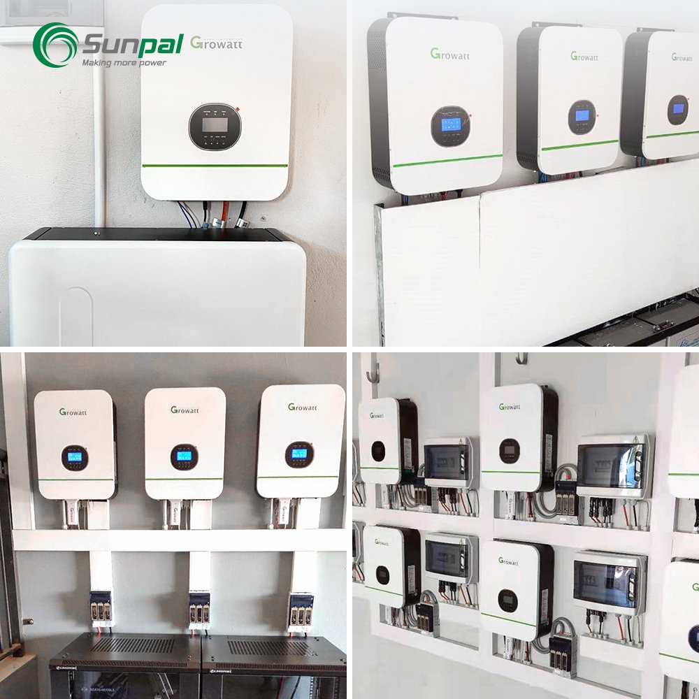 Growatt Spf 5000 Es Off Grid Solar Inverter Mppt 10Kw 12Kw Hybrid Single Phase Inverter Solar Inverter Supplier