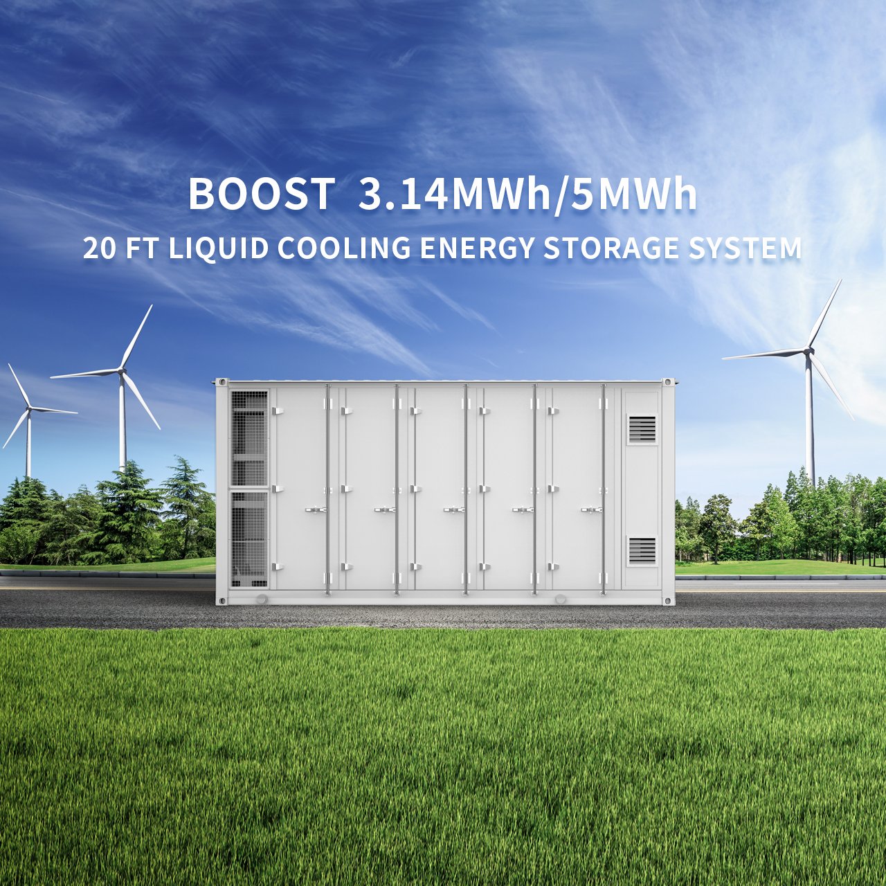 ESS Station 3.14Mwh solar generator lifepo4 battery solar panel system Microgrid energy storage system all in one solar power