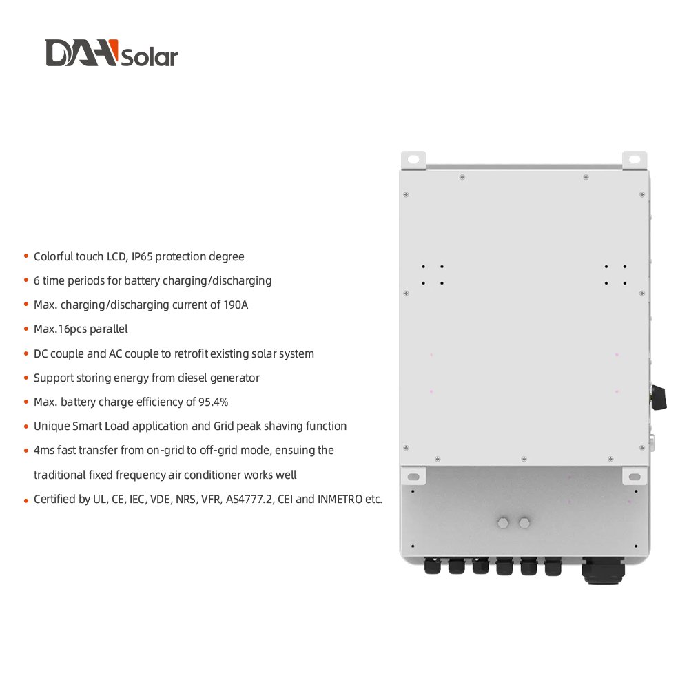 SUN-8K-SG01LP1-EU 8Kw Solar Single phase Hybrid Inverter 8000w Hybrid Solar Inverters with Mppt controller