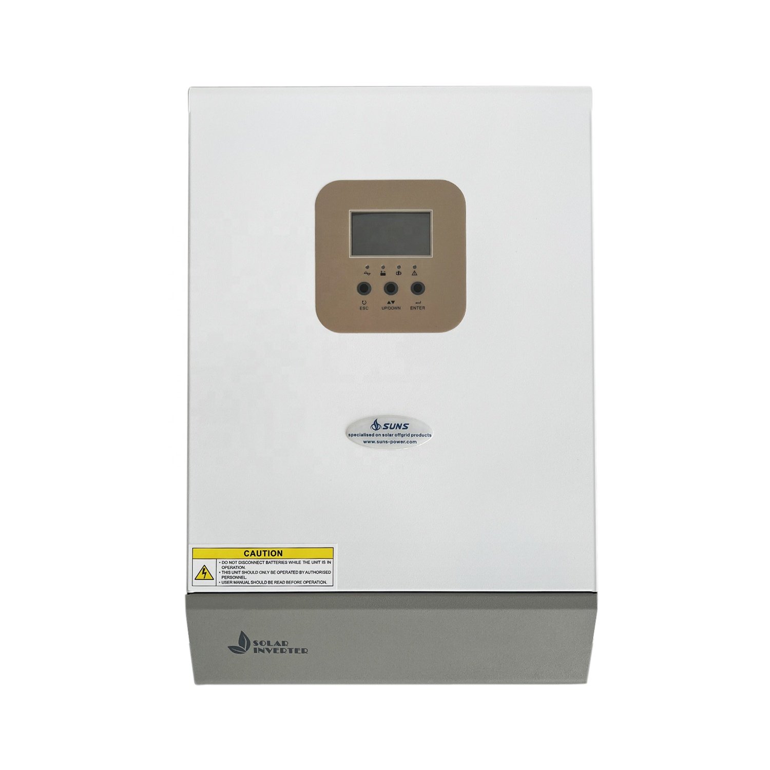 Off grid 3KW Hybrid Solar Inverter with MPPT charge controller high frequency inverter can work with LiFepo4 battery