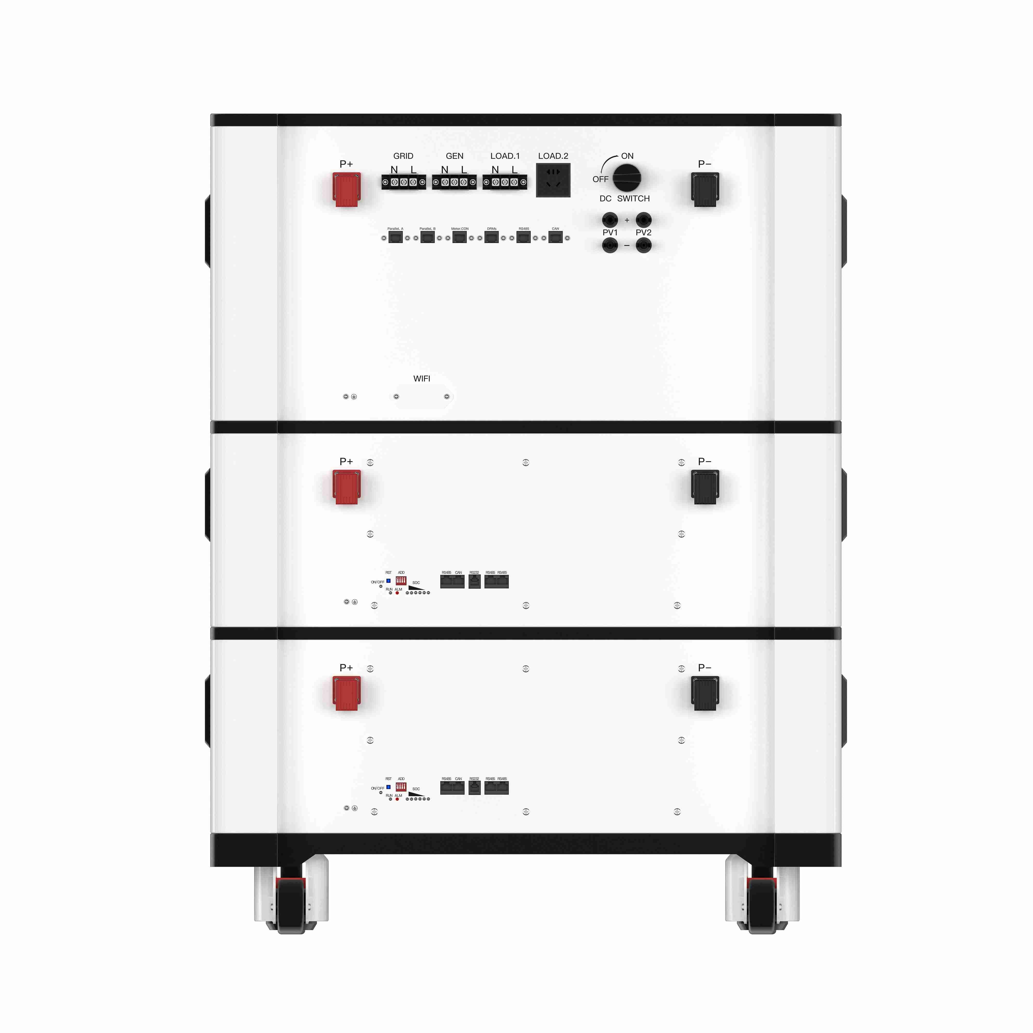 EU Stock all in one inverter and lithium battery 5KW+10Kwh lifepo4 fast charger solar inverter battery all in one battery pack