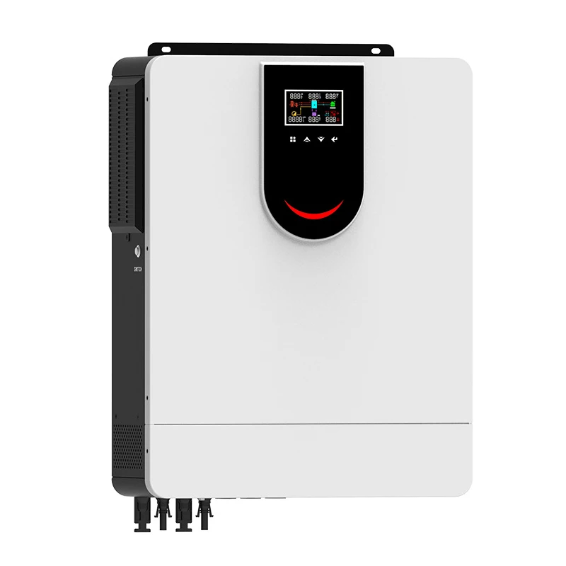 Factory 10.2kw 10.2kva Mppt 160a 90-500vdc Pv Input 48v 1 Phase On/off Grid Hybrid Solar Inverter