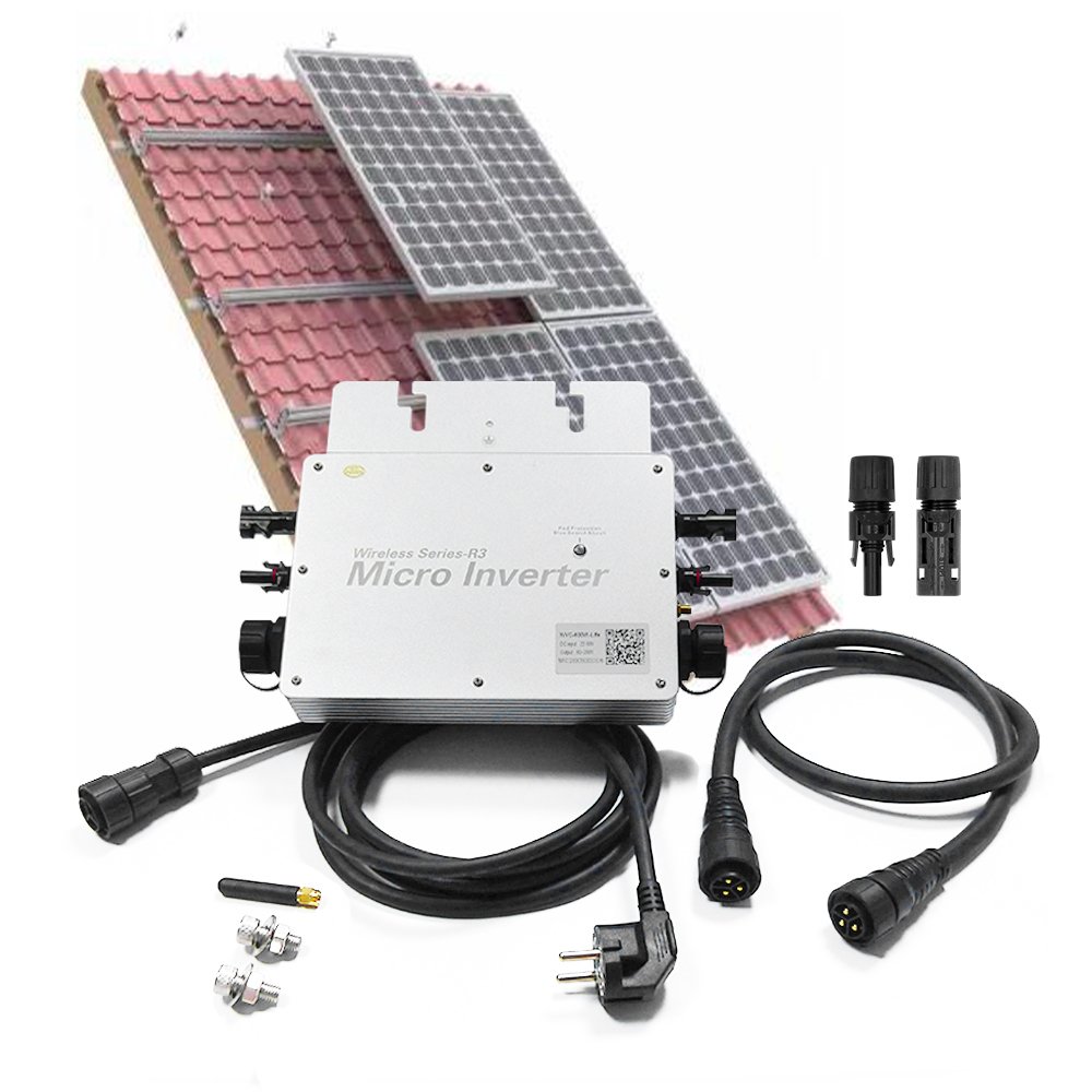 800w 230V Micro Inverter Whit Plug Electric Cable WIFI Control Grid-connected Solar Micro Inverter For Balcony Photovoltaic