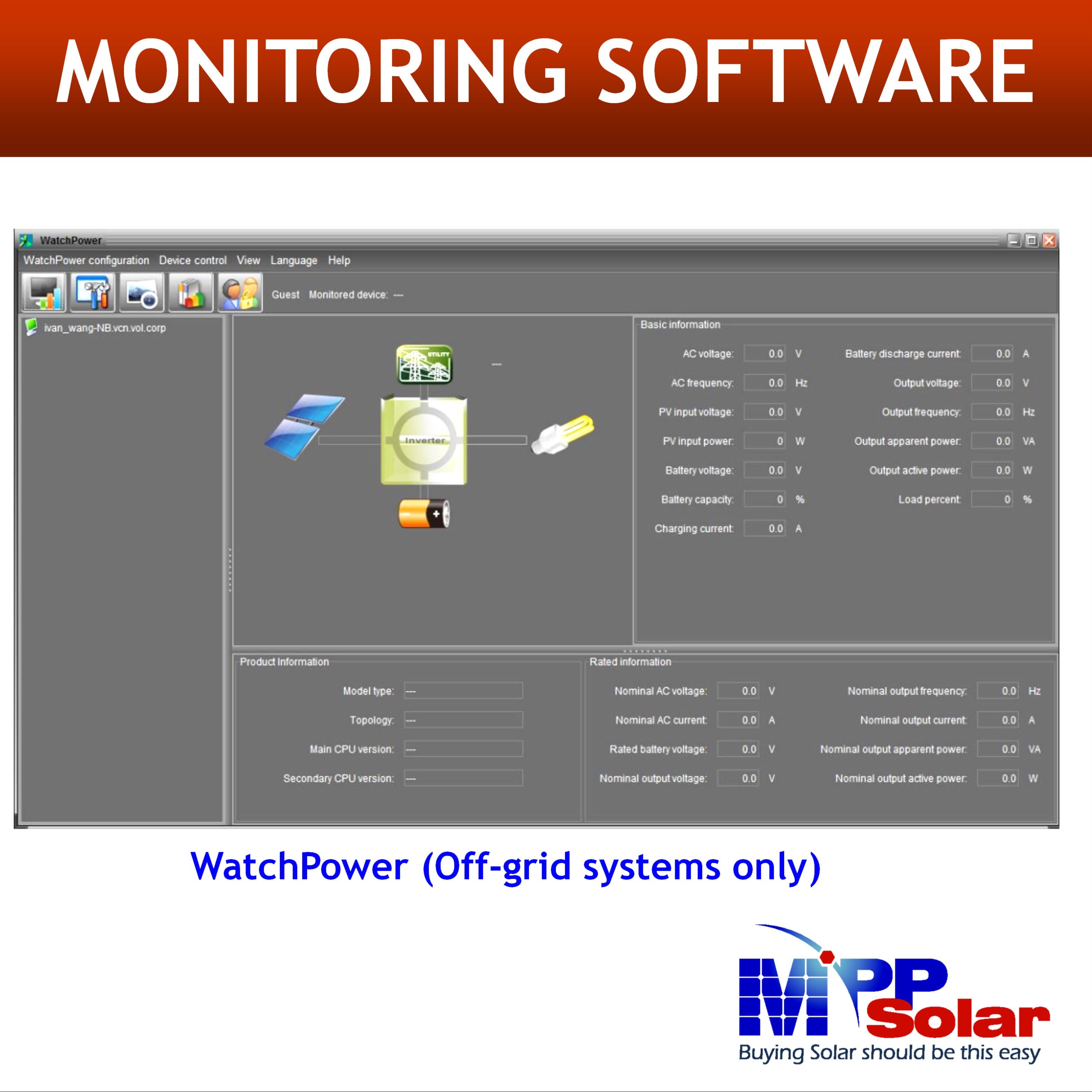PIP5048MKX 5000w 48v MPP Solar Inverter 230v Zero transfer time WiFi High PV input 500v 100A mppt pure sine wave off grid