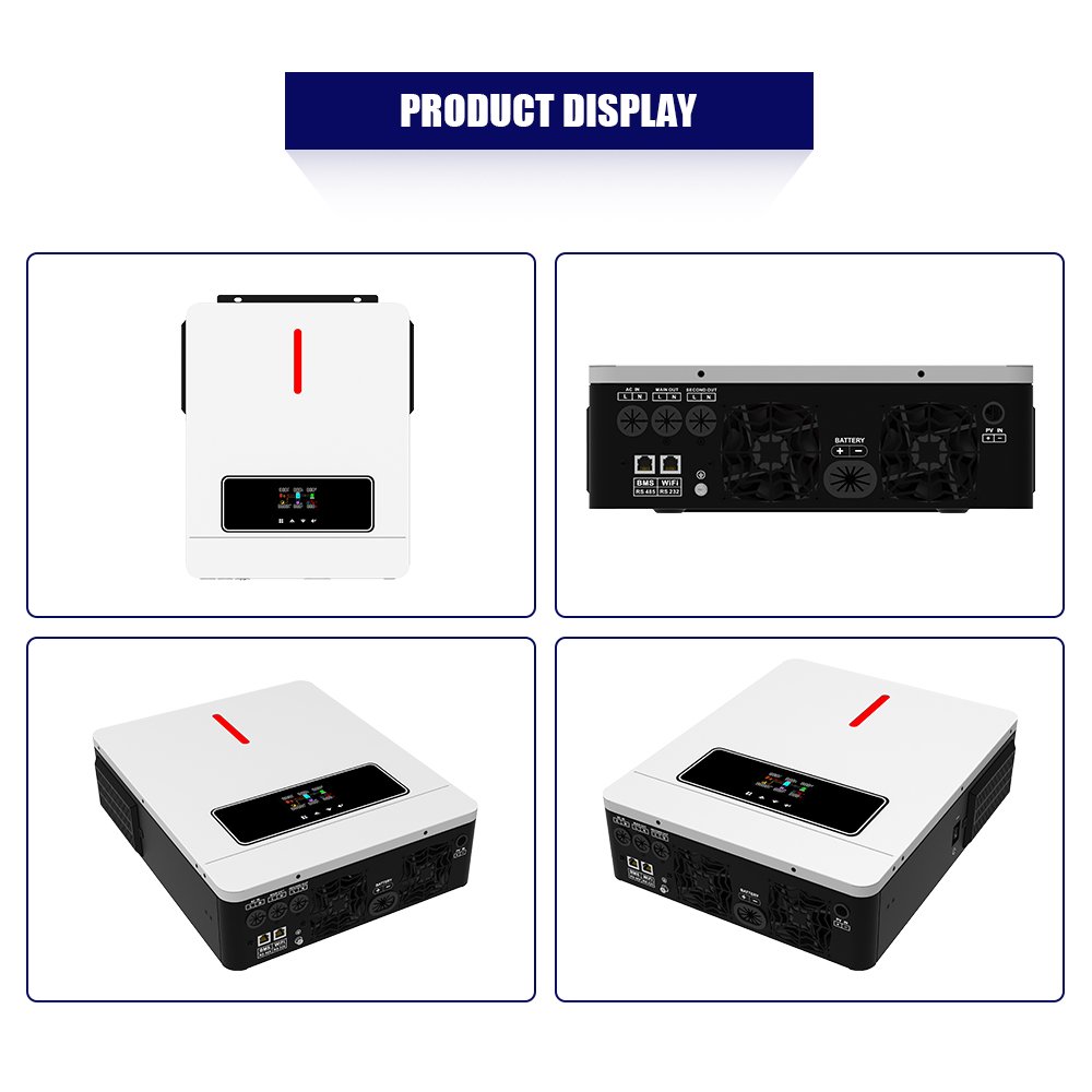 4.2Kw 6.2Kw 230V Ac Pure Sine Wave Off Grid Solar Kit Power Inverter All In One Hybrid Solar Inverter And Battery