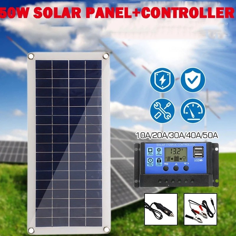 Wholesale Outdoor Portable Panel Solares USB Charger Car Flexible Solar Panel System Kit
