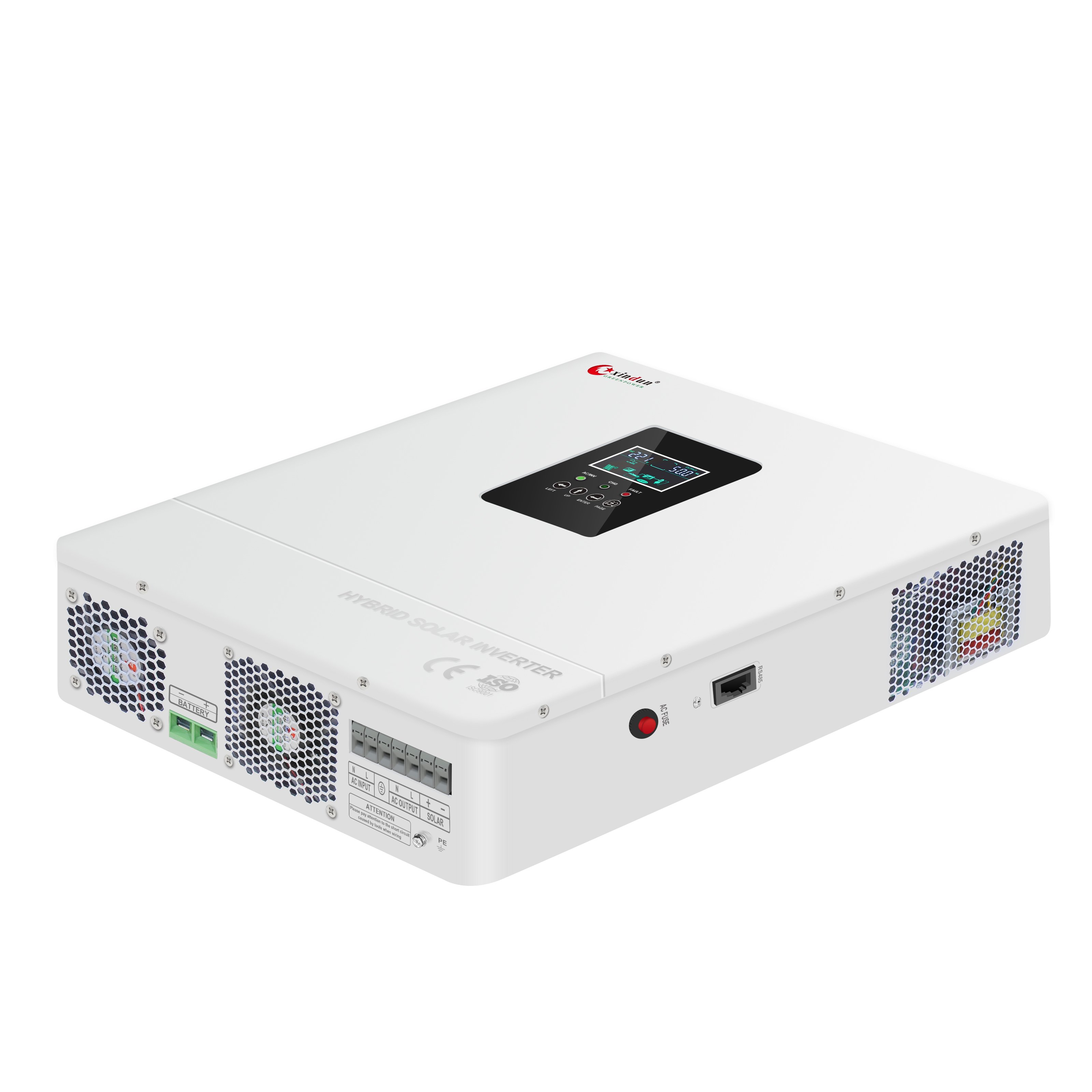 High Frequency 3 kw 24 volt Solar Inverter Off Grid 5kw 1.5kw 3kva Mppt Off Grid Hybrid Solar Inverter 5kw 3kva 24v with Limiter