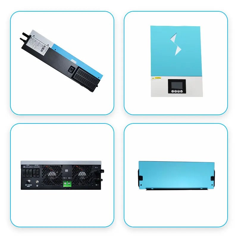 3.6KW 6.2KW 24V 48V Hybrid Grid Solar All In One Inverter Solar Energy Systems Pure Sine Wave Inverters Mppt Solar Inverter