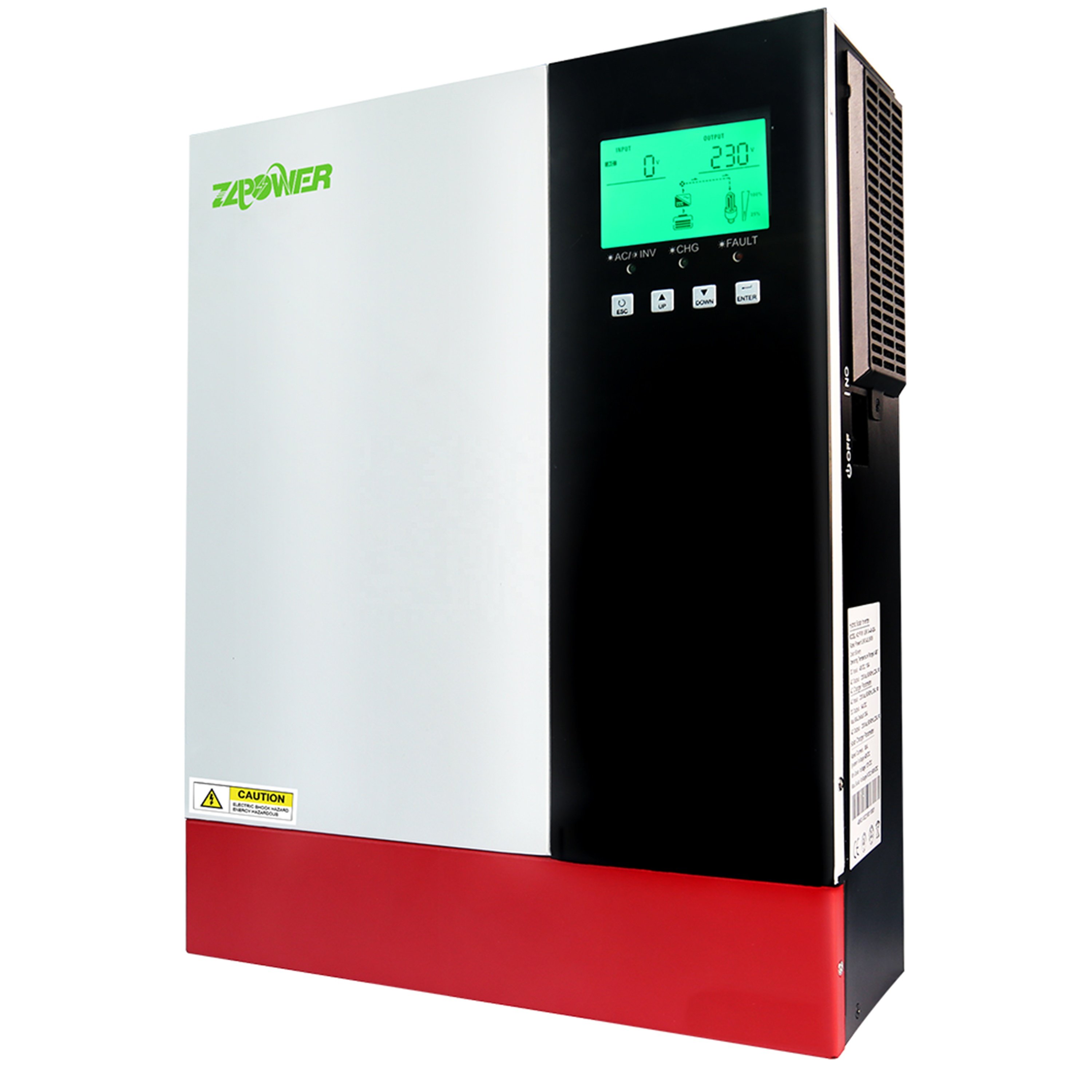 OEM ODM factory10kw 3500W 5500W PVM hybrid inverters split phase inverter power stacking hybrid solar inverter