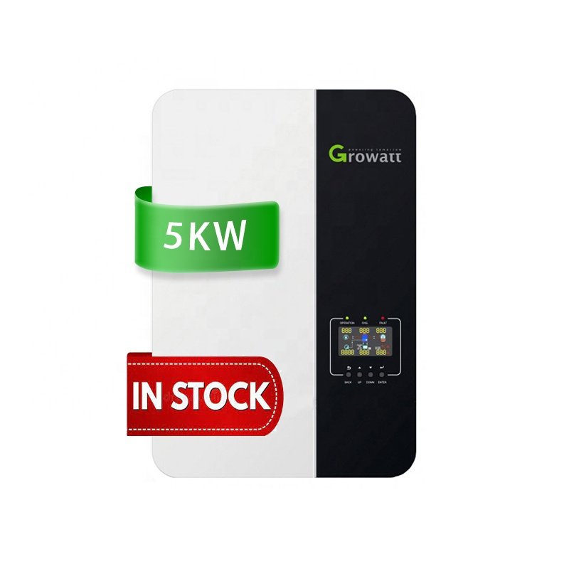 Growatt SPF5000ES 230VAC 50/60Hz 5KW Off Grid Solar Inverter for 48V Battery