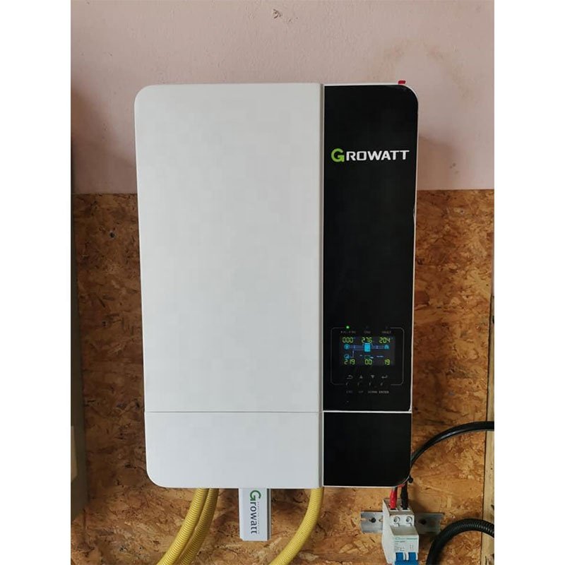 Growatt SPF5000ES 230VAC 50/60Hz 5KW Off Grid Solar Inverter for 48V Battery