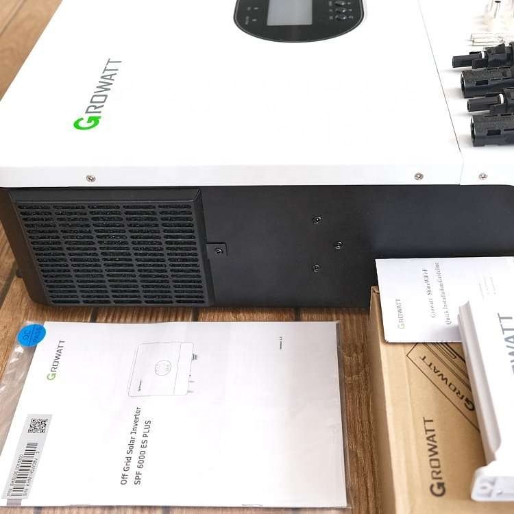 Promotion Growatt spf 6000 es plus Hybrid Solar Inverter 6kw Hybrid Solar System