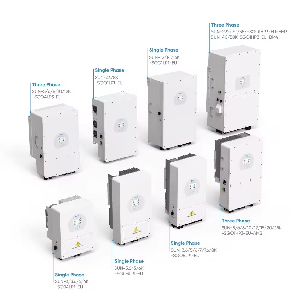Deye direct supply 5kw 6kw 8kw hybrid inverter SUN-8K-SG01LP1-EU 220v 8000w single phase solar inverter