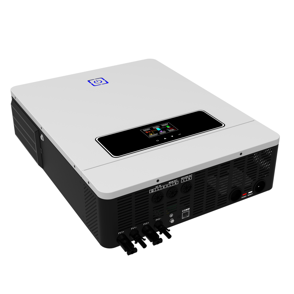 In Stock Hybrid solar inverter 10.2KW 48vdc 220vac on off grid hybrid MPPT solar inverter