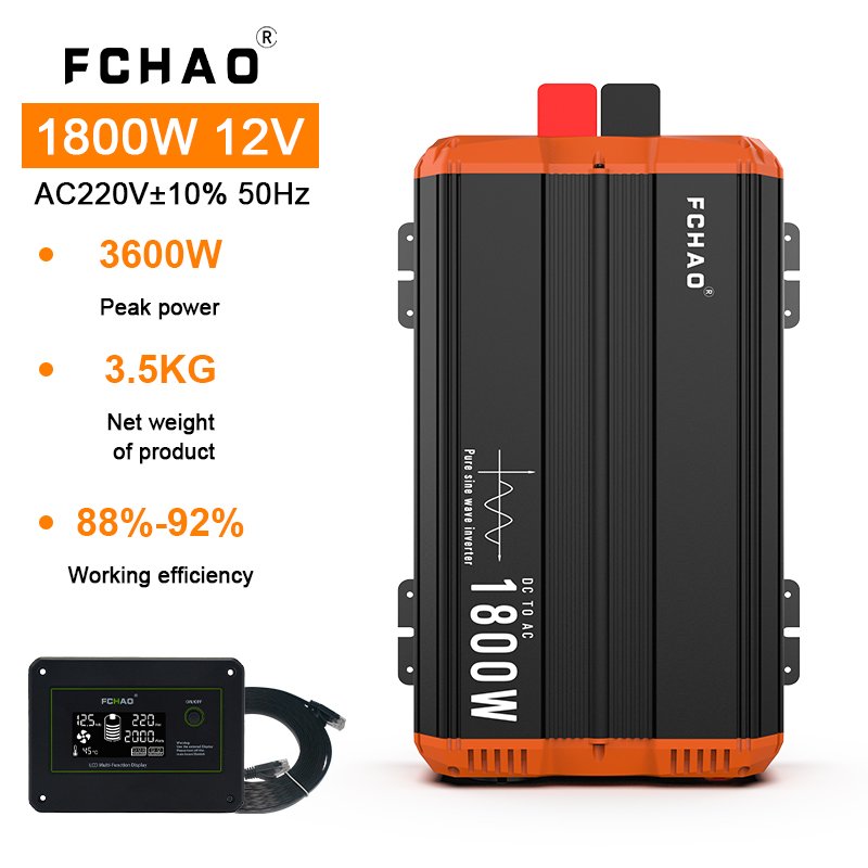 EU warehouse inverters converters pure sine wave 12V 24V to 120v 240v solar inverter 3KW 5KW 6KW for car and home