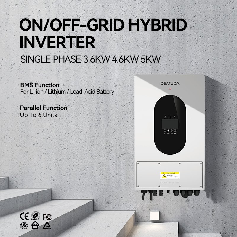 3.6KW 5kva Solar Inverter 48v Solar Hybrid Inverter Pure Sine Wave Off Grid Inverter For Solar System