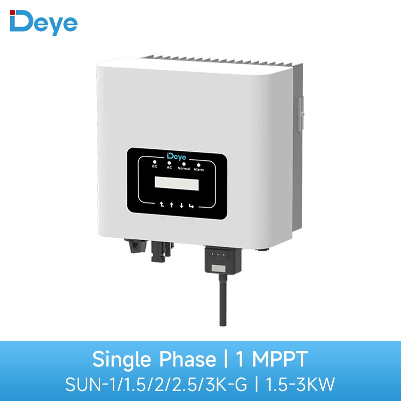 Deye Single Phase Inverter 1KW 1.5KW 2KW 2.5KW 3KW On Grid Solar Inverter