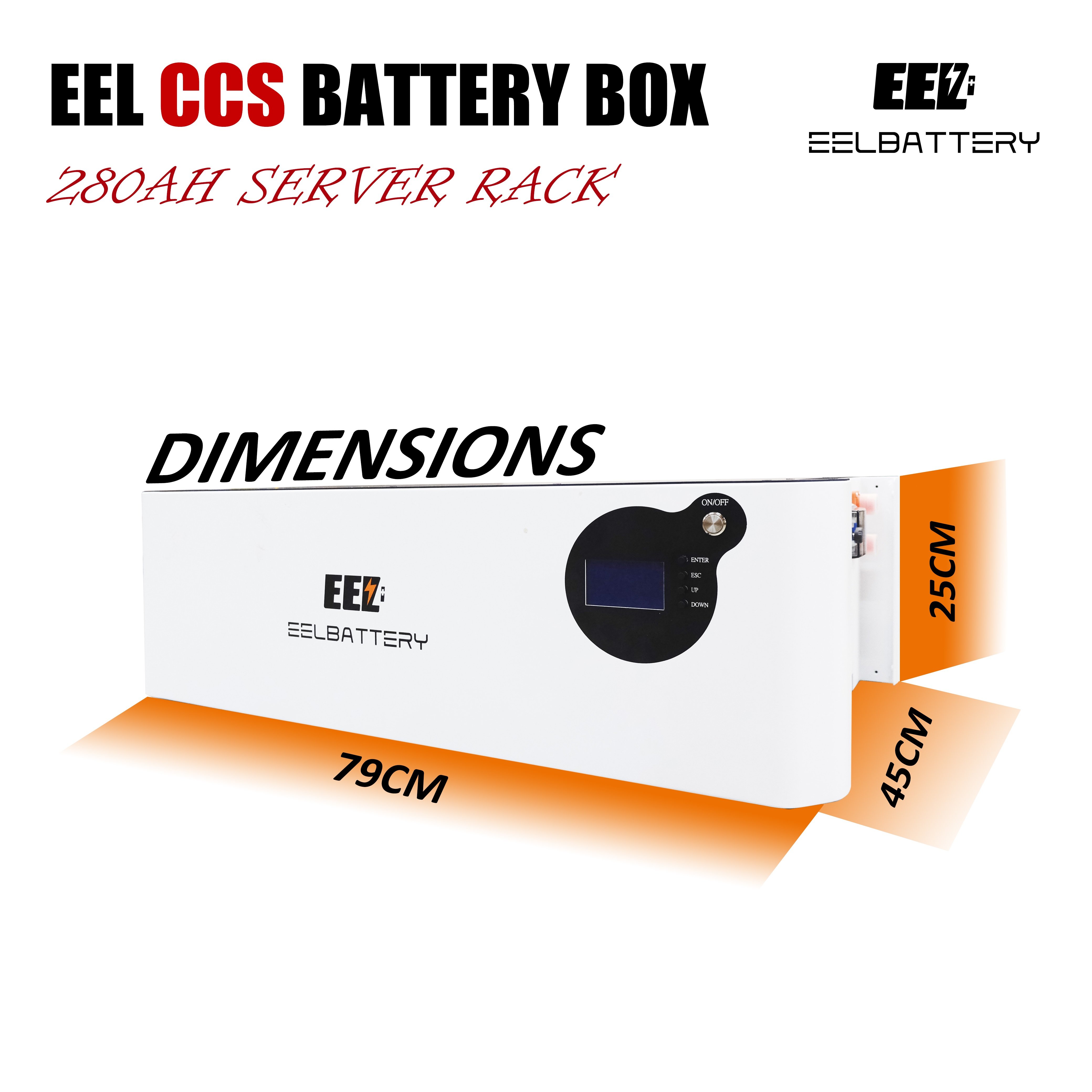 EEL Eu Stock 15KW 16KW 280Ah LiFePO4 CCS DIY Battery Pack Home Power Solar Energy Storage System Lifepo4 battery Stackable Box