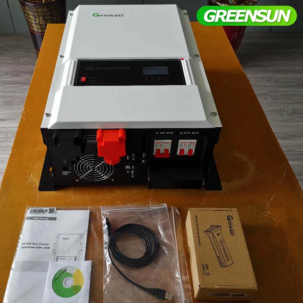 Growat Inverter Price SPF 12000T DVM 120/240V Solar Hybrid Inverter 6KW 8KW 10KW 12KW Off Grid Inverter