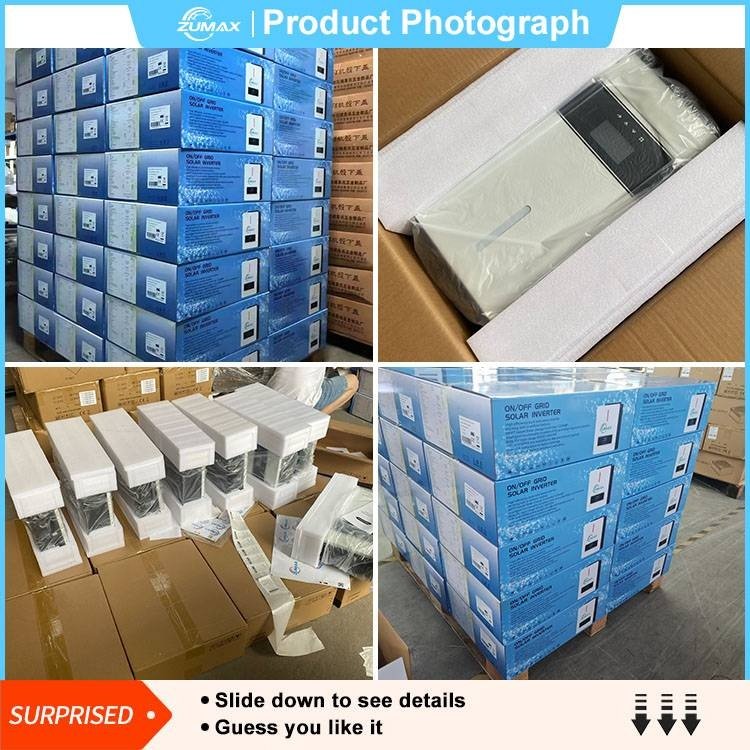 Cheap wholesale Zumax 5KW 5.5KW 6.2KW hybrid solar inverter 5kw 3000watt solar inverter 6200w solar hybrid inverter