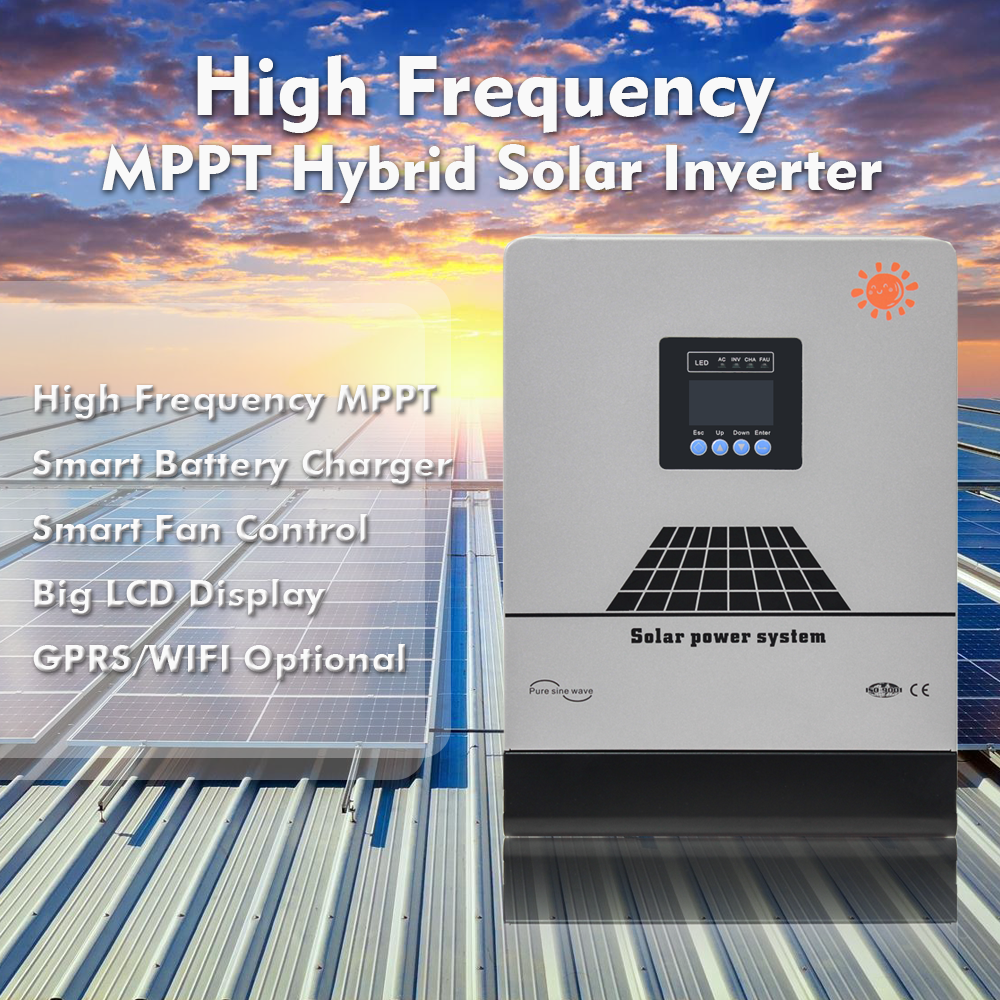 5.5kw 48V hybrid solar inverter mppt 5KVA solar inverter hybrid 5kw invertor