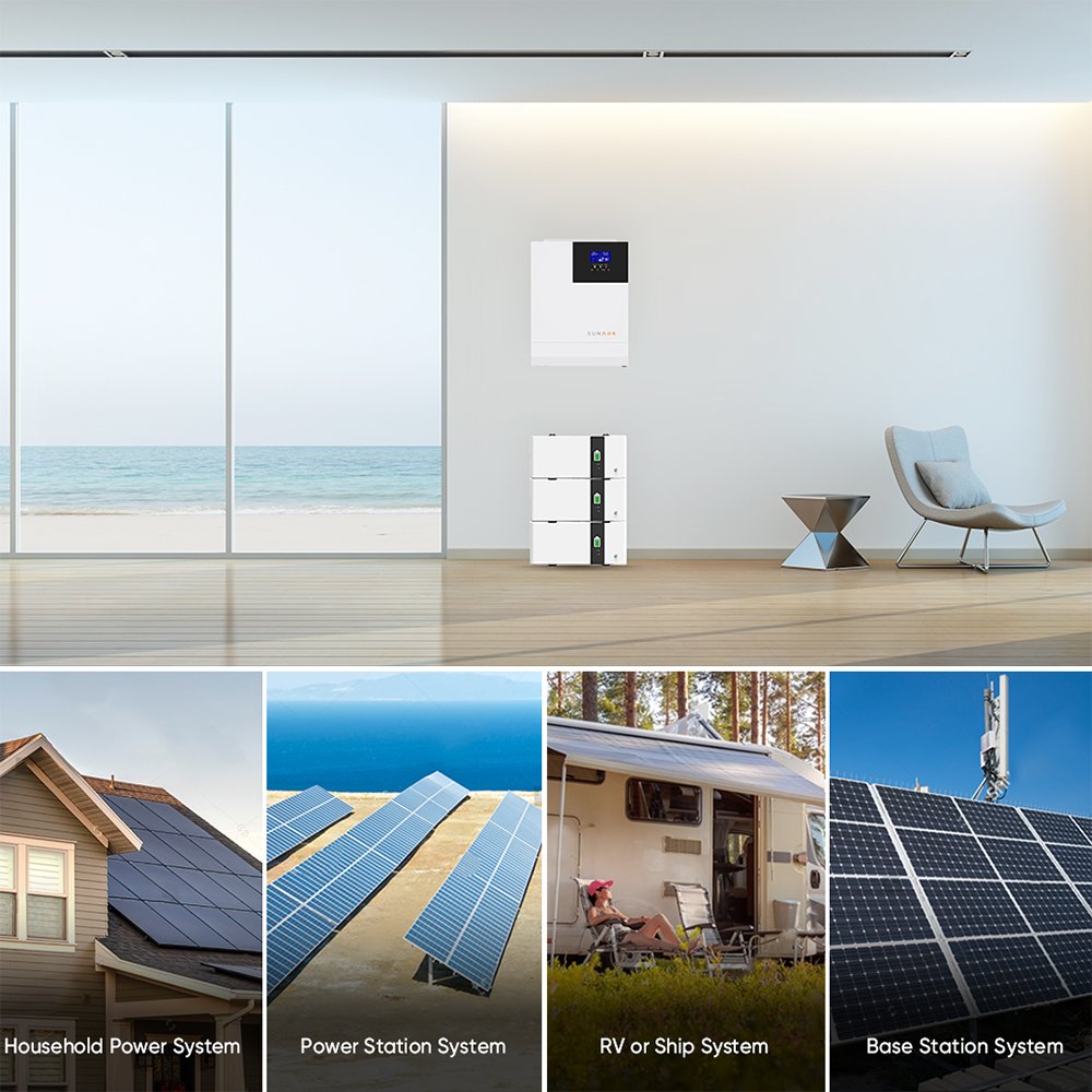 Jsdsolar 6Kw 48V 10Kw 20Kw Off Grid Hybrid 120/240 Split Phase Inverter