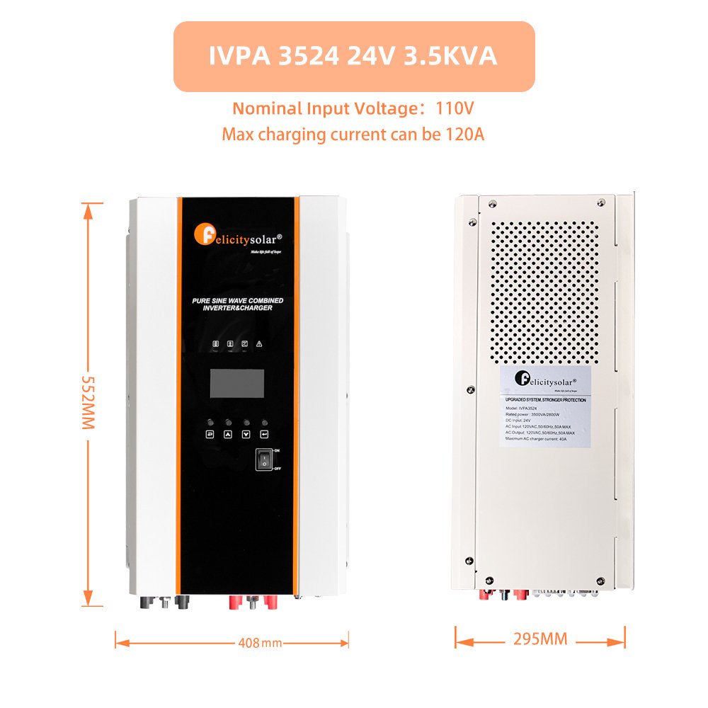 felicitysolar IVPA10048 pure sin wav 10000 watt inverters power converter off grid solar inverter 10kw transformer